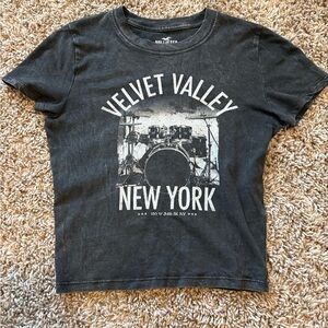 Black Hollister Crop Top